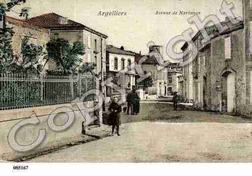 Ville de ARGELIERS, carte postale ancienne