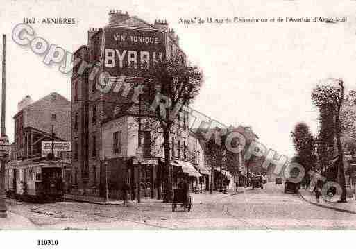 Ville de ASNIERESSURSEINE, carte postale ancienne