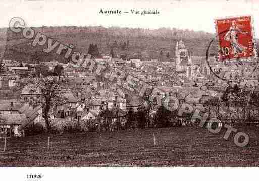 Ville de AUMALE, carte postale ancienne