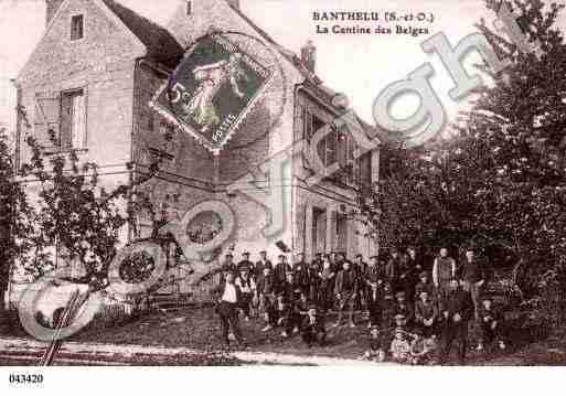 Ville de BANTHELU, carte postale ancienne