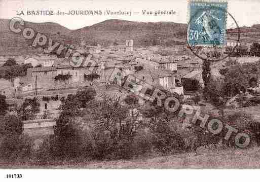 Ville de BASTIDEDESJOURDANS(LA), carte postale ancienne