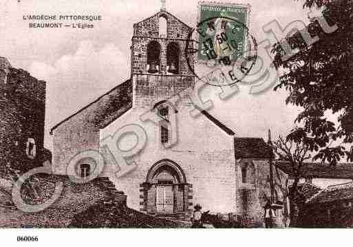 Ville de BEAUMONT, carte postale ancienne