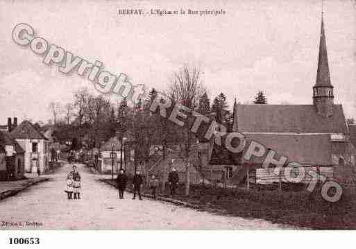 Ville de BERFAY, carte postale ancienne