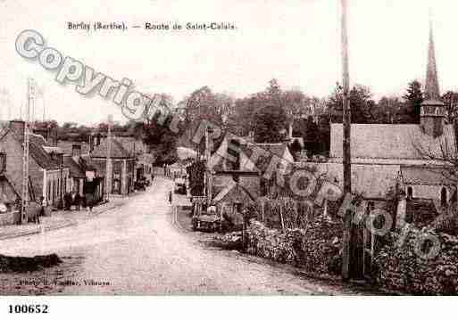 Ville de BERFAY, carte postale ancienne