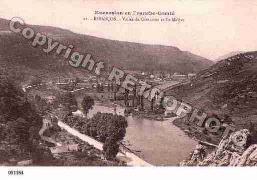 Ville de BESANCON, carte postale ancienne