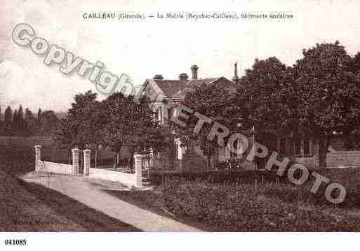 Ville de BEYCHACETCAILLAU, carte postale ancienne