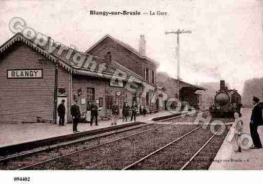 Ville de BLANGYSURBRESLE, carte postale ancienne