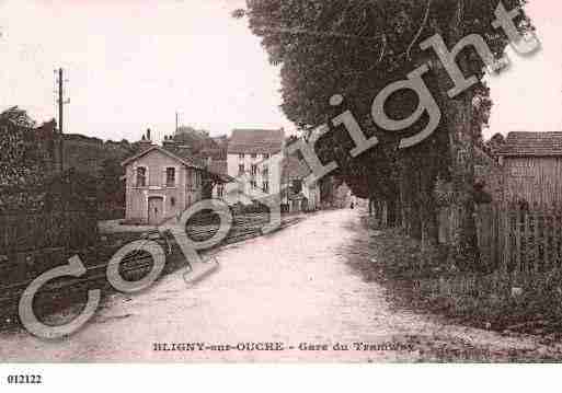 Ville de BLIGNYSUROUCHE, carte postale ancienne