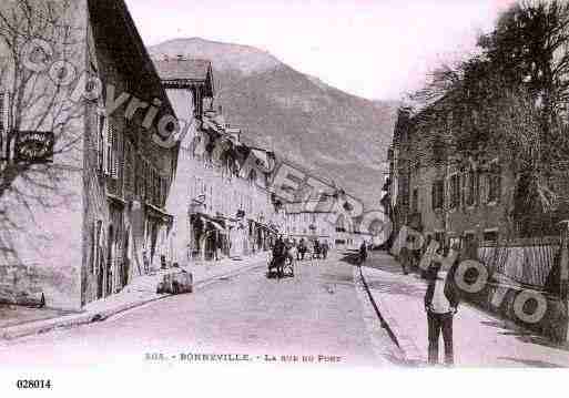 Ville de BONNEVILLE, carte postale ancienne