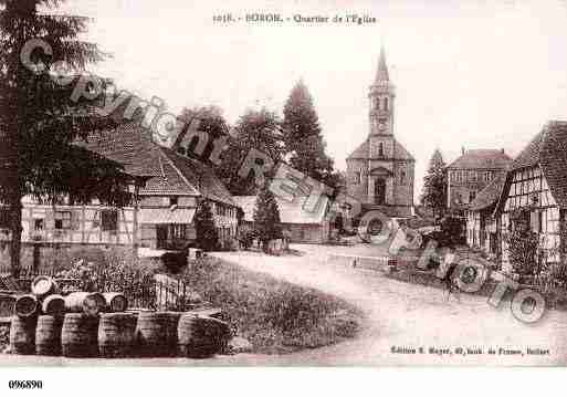 Ville de BORON, carte postale ancienne