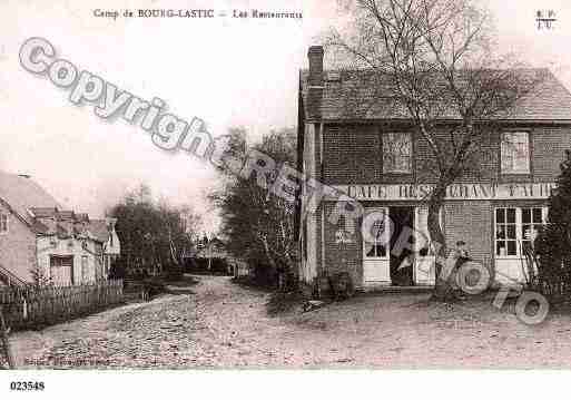 Ville de BOURGLASTIC, carte postale ancienne