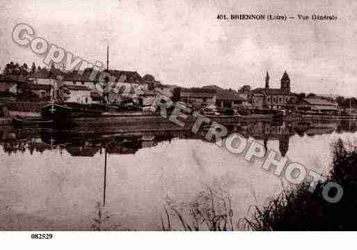 Ville de BRIENNON, carte postale ancienne