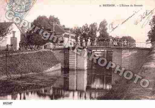 Ville de BRIENONSURARMANCON, carte postale ancienne