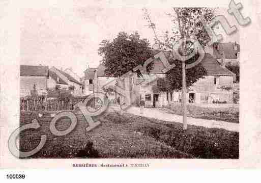 Ville de BUSSIERES, carte postale ancienne