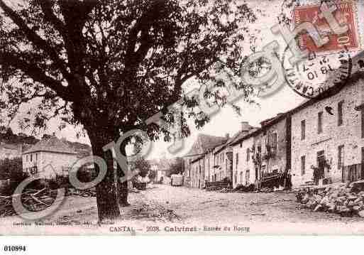 Ville de CALVINET, carte postale ancienne