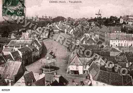 Ville de CASSEL, carte postale ancienne