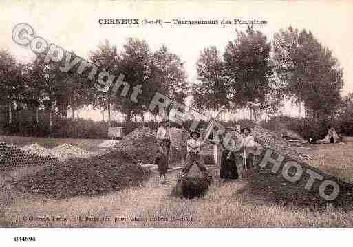 Ville de CERNEUX, carte postale ancienne