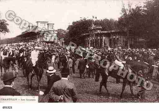 Ville de CHANTILLY, carte postale ancienne