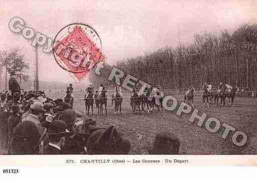 Ville de CHANTILLY, carte postale ancienne