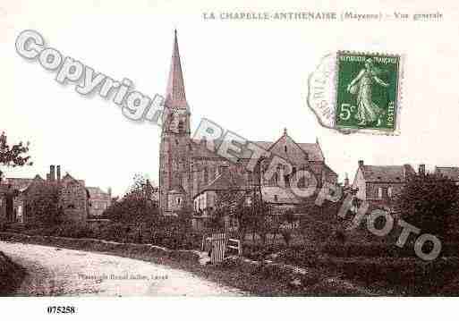 Ville de CHAPELLEANTHENAISE(LA), carte postale ancienne Ville de CHAPELLEANTHENAISE(LA), carte postale ancienne
