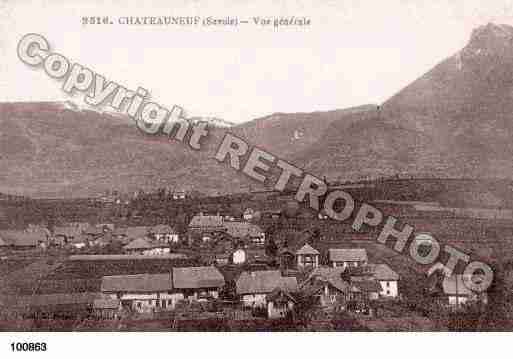 Ville de CHATEAUNEUF, carte postale ancienne