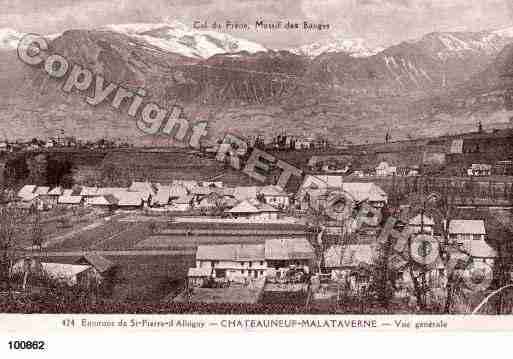 Ville de CHATEAUNEUF, carte postale ancienne