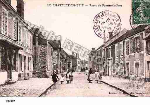 Ville de CHATELETENBRIE(LE), carte postale ancienne