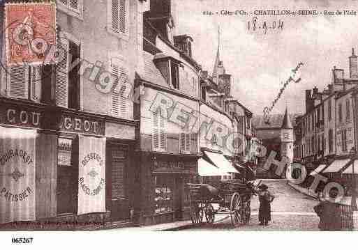 Ville de CHATILLONSURSEINE, carte postale ancienne