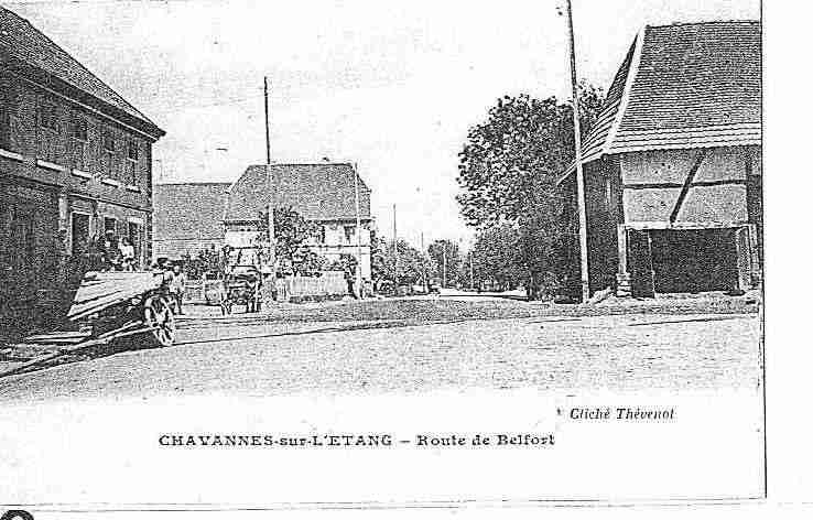 Ville de CHAVANNESSURL'ETANG, carte postale ancienne