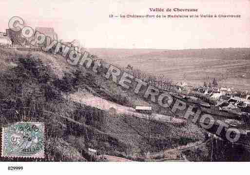 Ville de CHEVREUSE, carte postale ancienne