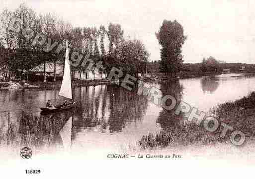 Ville de COGNAC, carte postale ancienne