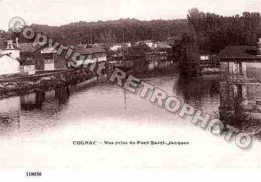 Ville de COGNAC, carte postale ancienne