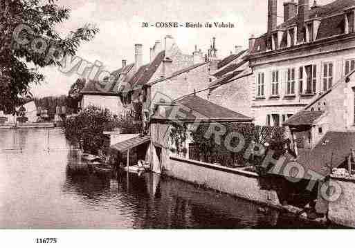 Ville de COSNESURLOIRE, carte postale ancienne