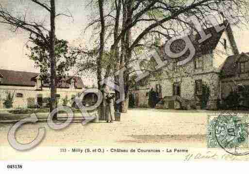 Ville de COURANCES, carte postale ancienne