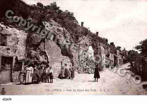 Ville de CREIL, carte postale ancienne