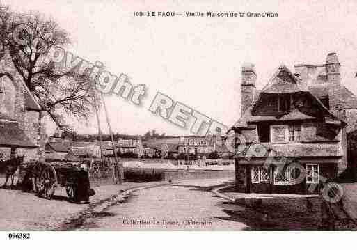 Ville de FAOU(LE), carte postale ancienne