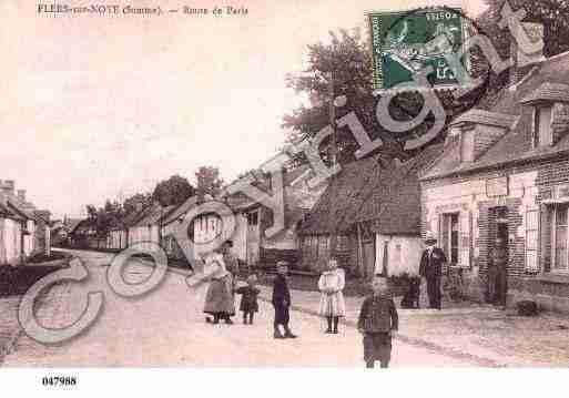 Ville de FLERSSURNOYE, carte postale ancienne