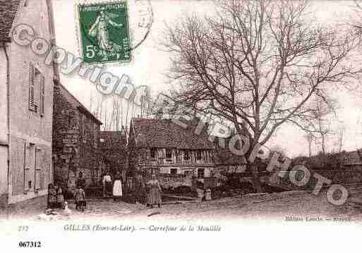 Ville de GILLES, carte postale ancienne