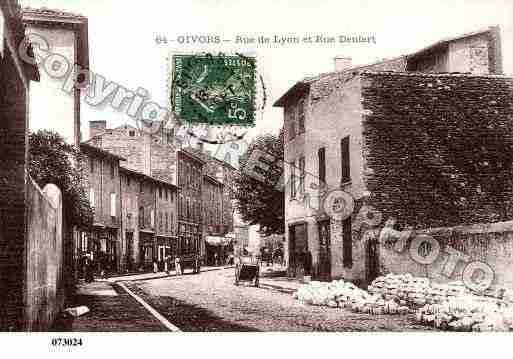 Ville de GIVORS, carte postale ancienne