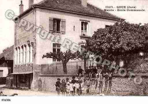Ville de GOUX, carte postale ancienne Ville de GOUX, carte postale ancienne