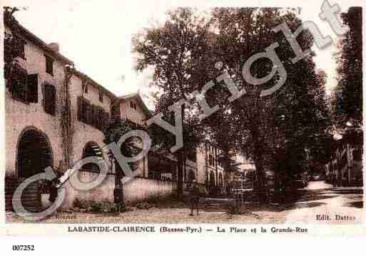 Ville de LABASTIDECLAIRENCE, carte postale ancienne