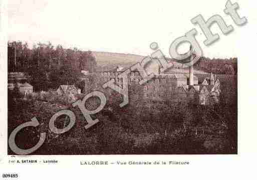 Ville de LALOBBE, carte postale ancienne