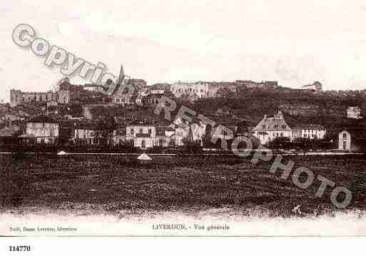 Ville de LIVERDUN, carte postale ancienne