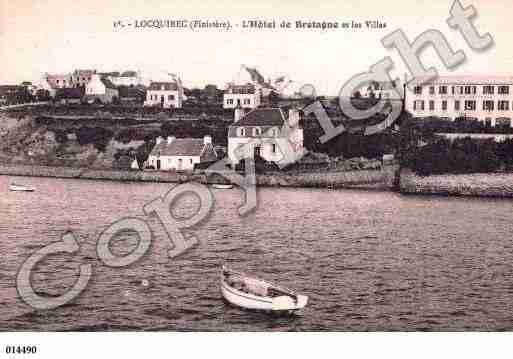 Ville de LOCQUIREC, carte postale ancienne