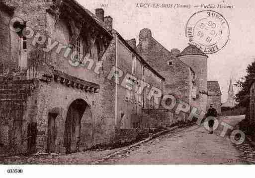 Ville de LUCYLEBOIS, carte postale ancienne