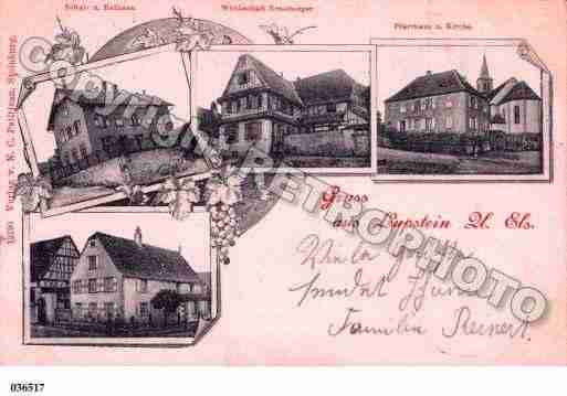 Ville de LUPSTEIN, carte postale ancienne