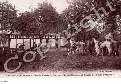 Ville de LYONSLAFORET, carte postale ancienne