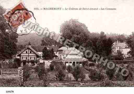 Ville de MACHEMONT, carte postale ancienne