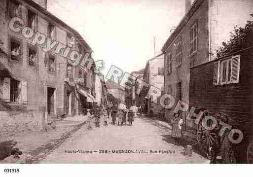 Ville de MAGNACLAVAL, carte postale ancienne