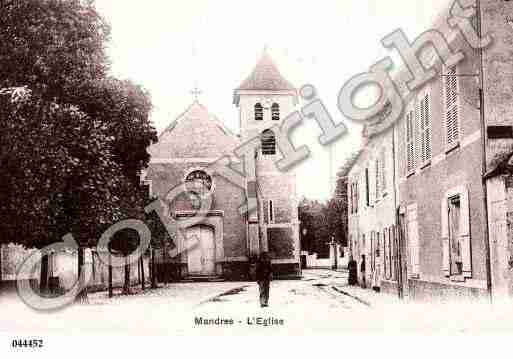 Ville de MANDRESLESROSES, carte postale ancienne